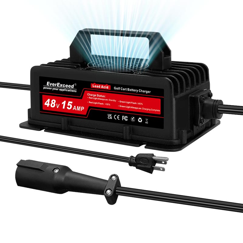 เครื่องชาร์จแบตเตอรี่ตะกั่วกรด 48V15A - EverExceed