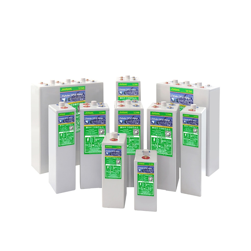 2V OPzV แบตเตอรี่แบบหลอดเจล
