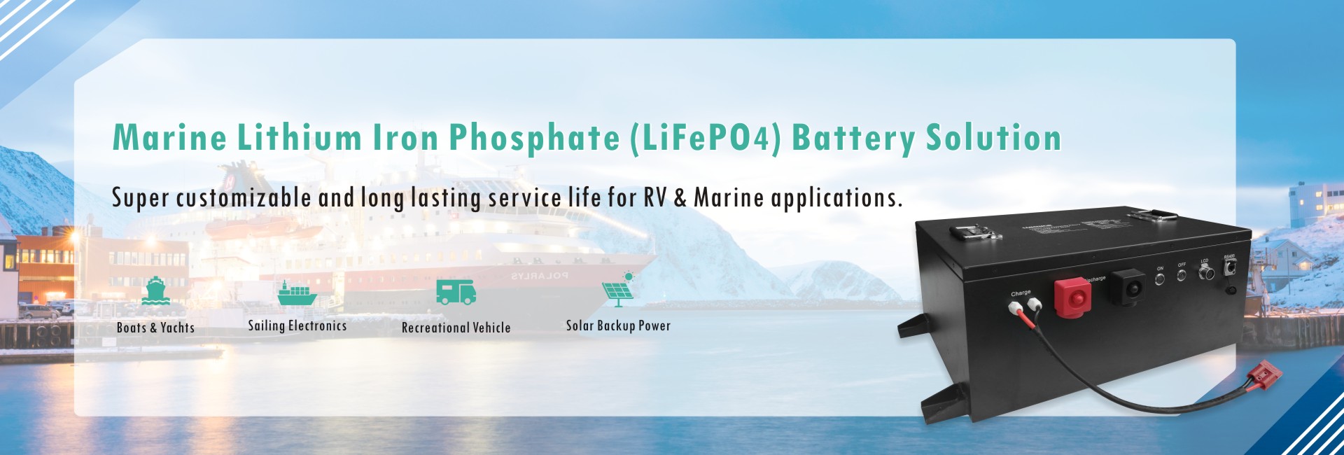 RV / Marine lithium battery