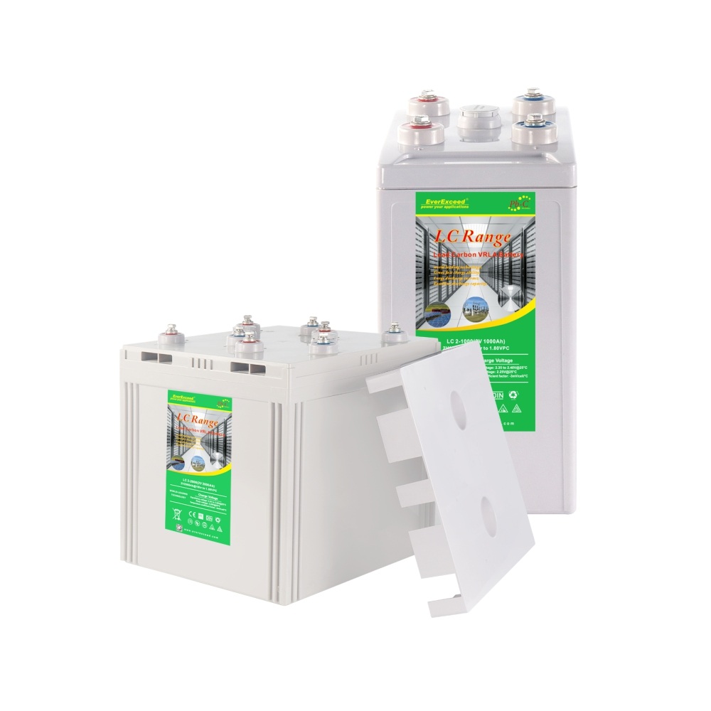 2v lc ช่วงตะกั่วคาร์บอนแบตเตอรี่