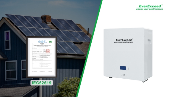 แบตเตอรี่ลิเธียม EverExceed ESS ผ่านการทดสอบความปลอดภัย IEC62619