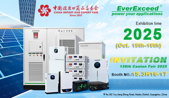 เข้าร่วม EverExceed ในงาน Canton Fair ครั้งที่ 138 ปี 2025 – ค้นพบอนาคตของพลังงานและการจัดเก็บพลังงาน