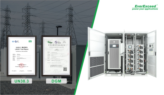 EverExceed ผ่านการทดสอบความปลอดภัยของแบตเตอรี่ UN38.3
