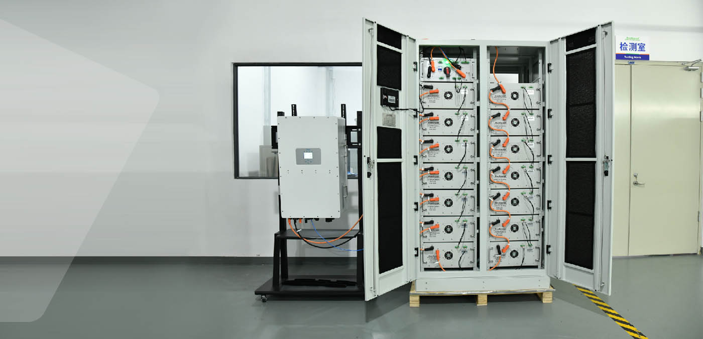 แบตเตอรี่ลิเธียม 716.8V 280A สำหรับ C&I ESS ทำงานร่วมกับอินเวอร์เตอร์ Deye