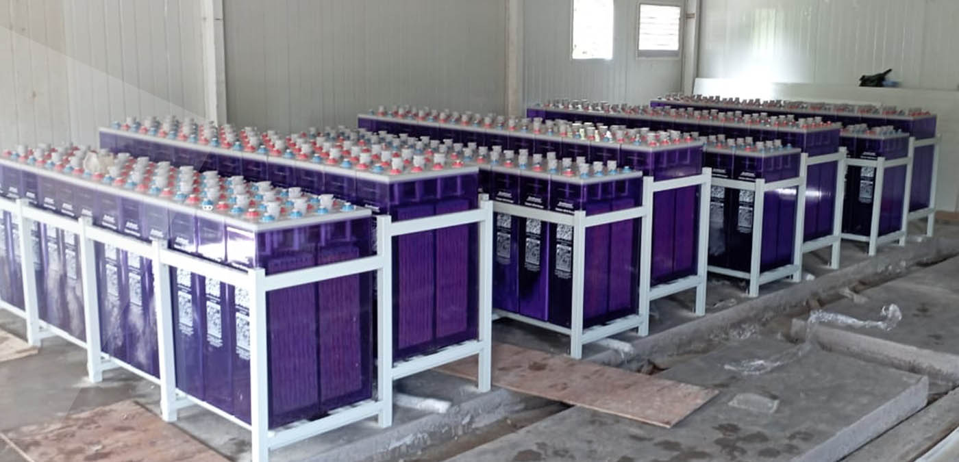 แบตเตอรี่แบบ OPzS แบบท่อ