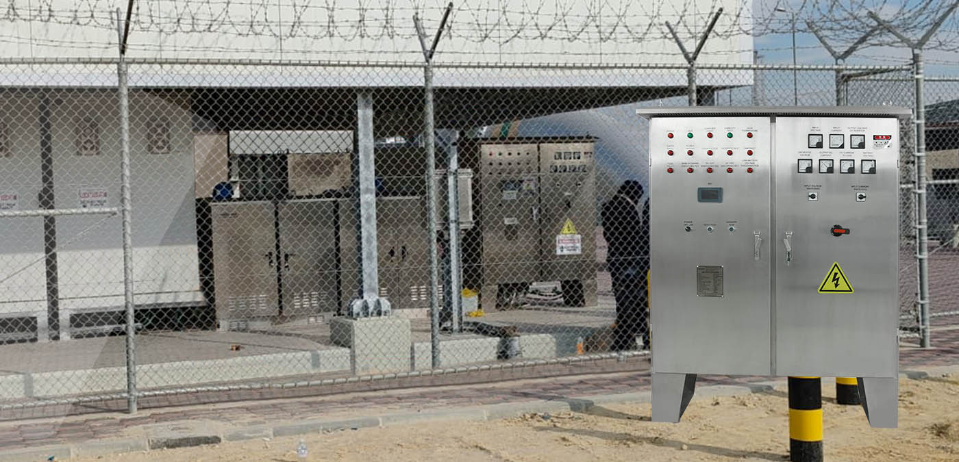 เครื่องชาร์จอุตสาหกรรม uXcel 24V300A สำหรับบริษัทน้ำมันคูเวต